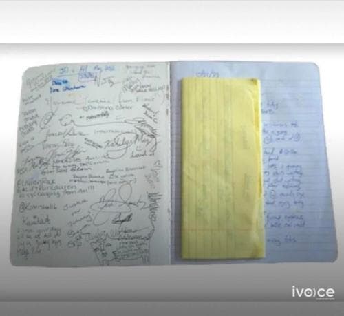 Жонни Деппийн шүүх хурлын талаар нарийн тэмдэглэн бичсэн дэвтэр 14,696 доллараар зарагджээ