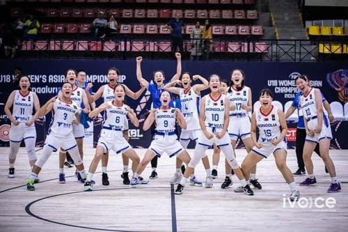 Монголын сагсан бөмбөгийн U18 өсвөрийн шигшээ баг мөнгөн медаль хүртлээ