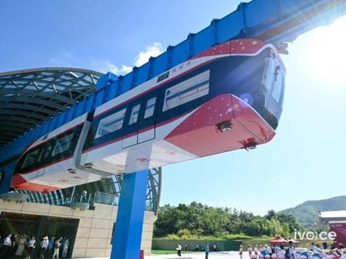 Хятад улс агаараар явдаг соронзон галт тэргийг туршиж байна