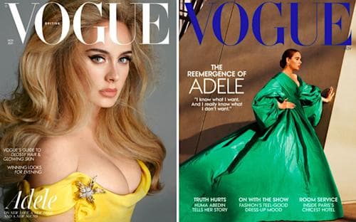 "Vogue British" сэтгүүлийн  нүүрийг чимсэн Адель  модель шиг биетэй болохыг  хүсч байгаагүй