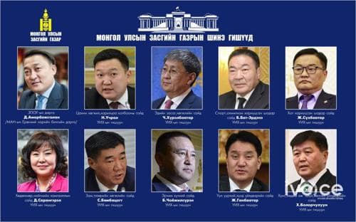 Шинээр томилогдсон сайд нар өнөөдөр ТАНГАРАГ өргөнө